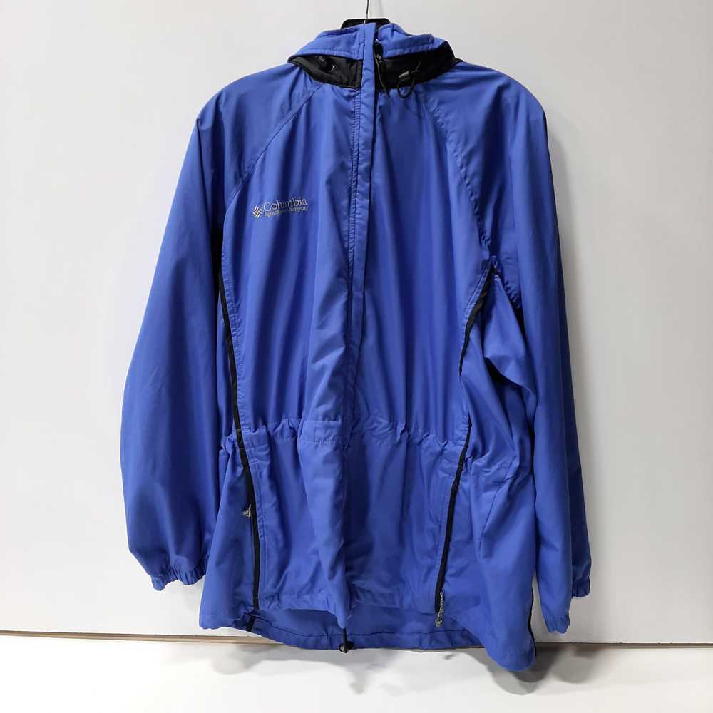 Columbia Full Zip Microtex Rain Coat Style Jacket… - image 1