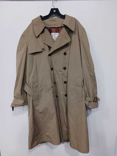 London Fog Men's Trench Coat Removable Lining Beig