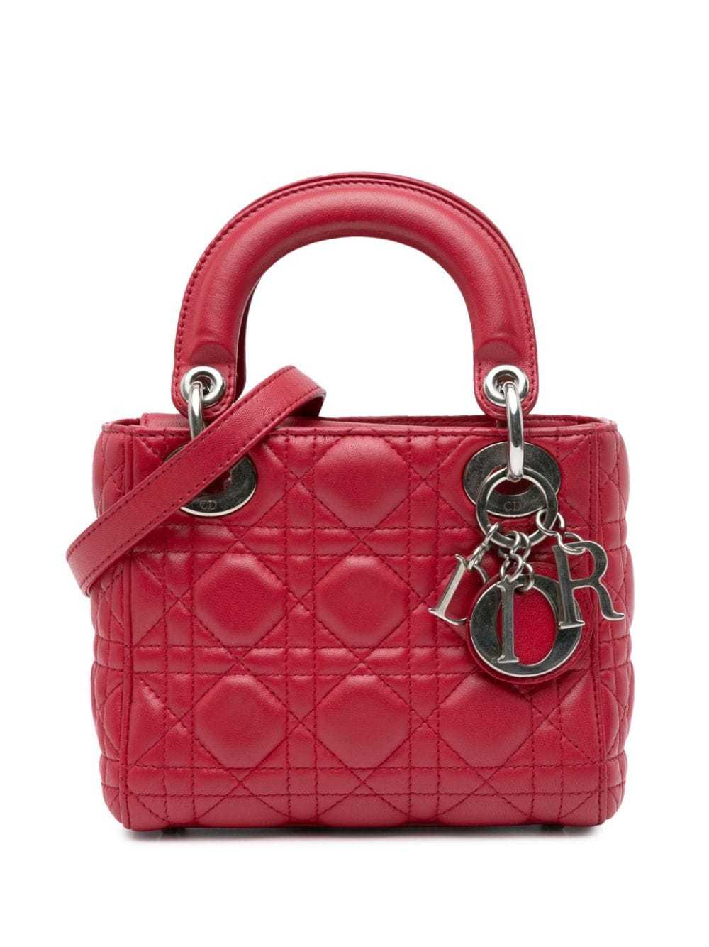 Christian Dior Pre-Owned 2015 Mini Lambskin Canna… - image 1