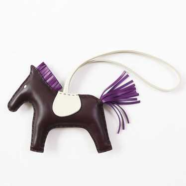 HERMES Bag charm Anyo Miro Rouge Serie Violet Cle… - image 1