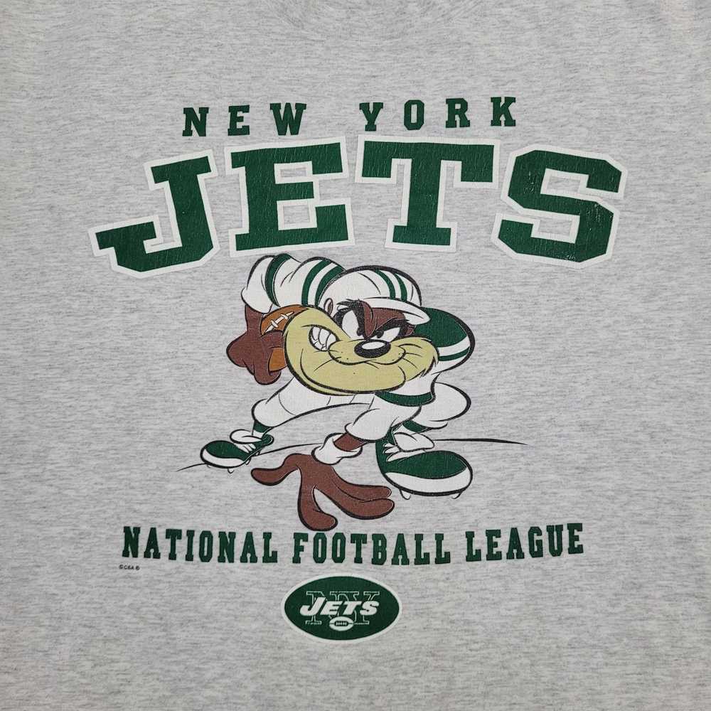 Csa Vintage New-York Jets Shirt Large 22x26 Gray … - image 11