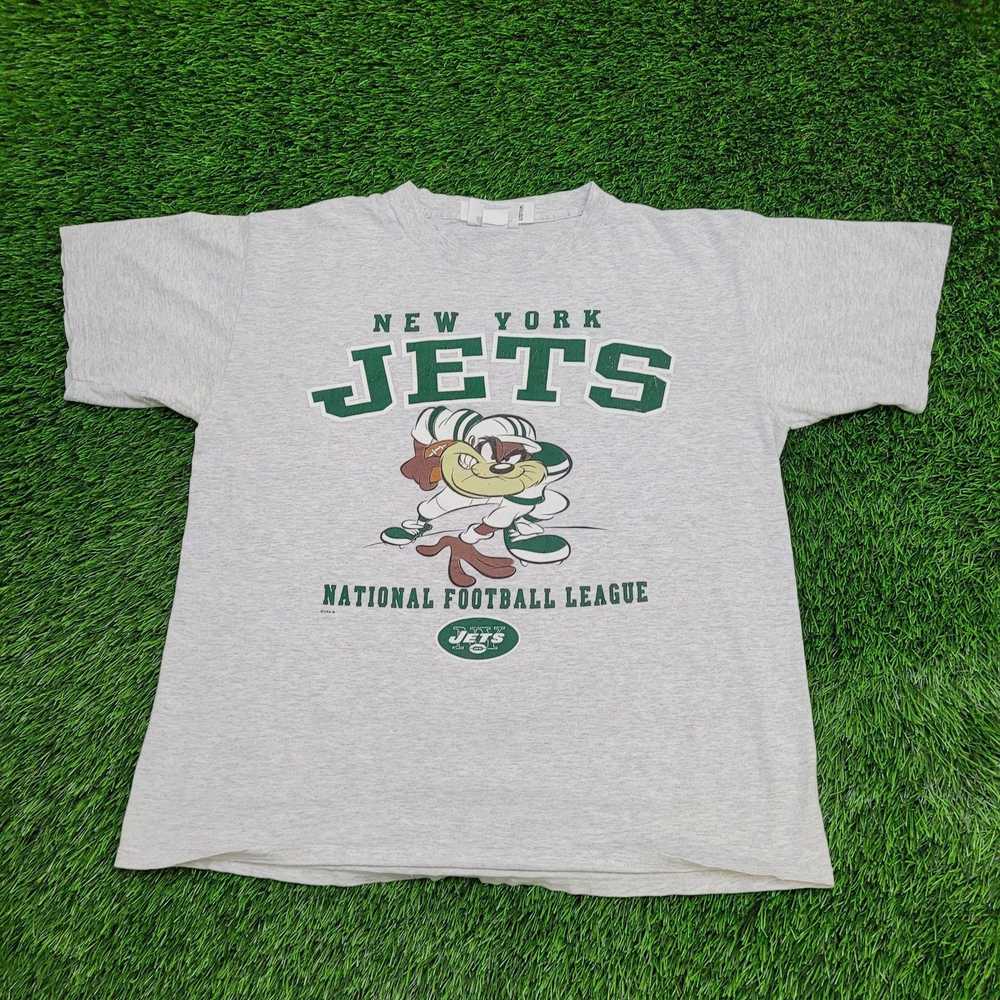 Csa Vintage New-York Jets Shirt Large 22x26 Gray … - image 1