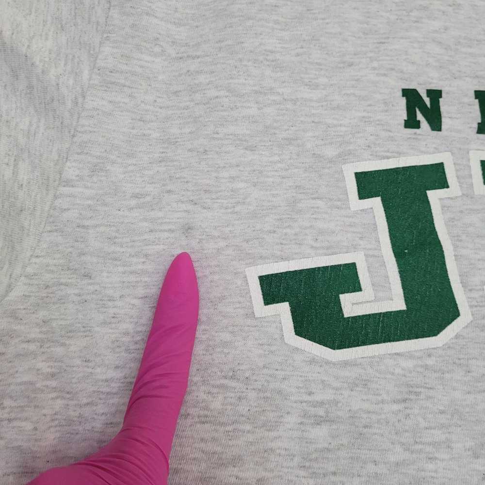 Csa Vintage New-York Jets Shirt Large 22x26 Gray … - image 8