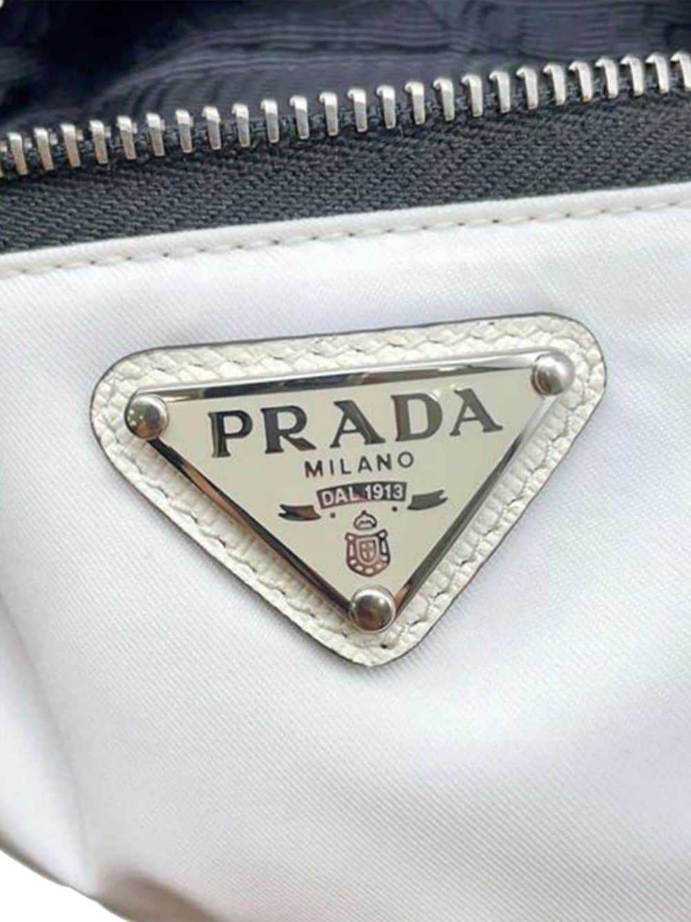 Prada Pre-Owned 2019-2023 Mini Re-Nylon Travel Ar… - image 5