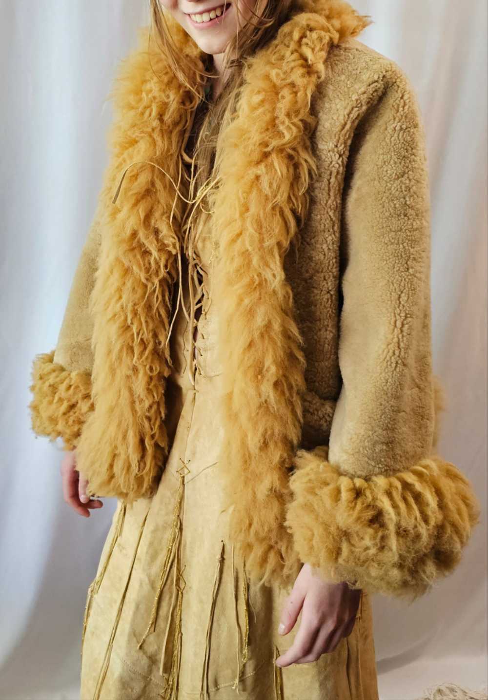 Penny lane sheepskin shearling coat - image 2