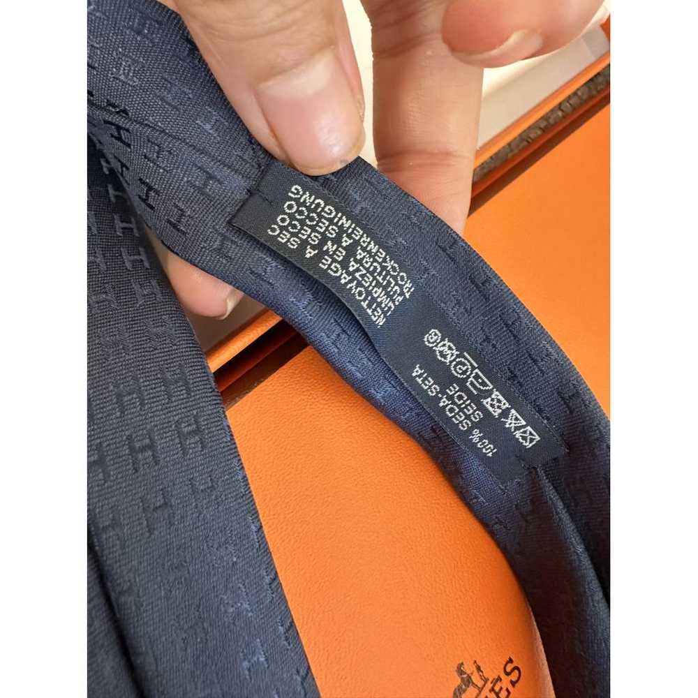 Hermès Silk tie - image 9