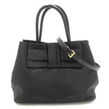 バッグ PRADA 2way leather tote bag black Prada Nylon 2way Tote Bag Black - Gem