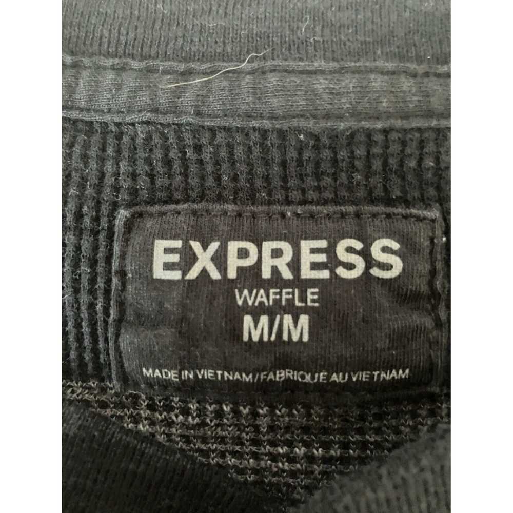 Express Men's Black and Gray Stripe Long Sleeve W… - image 4