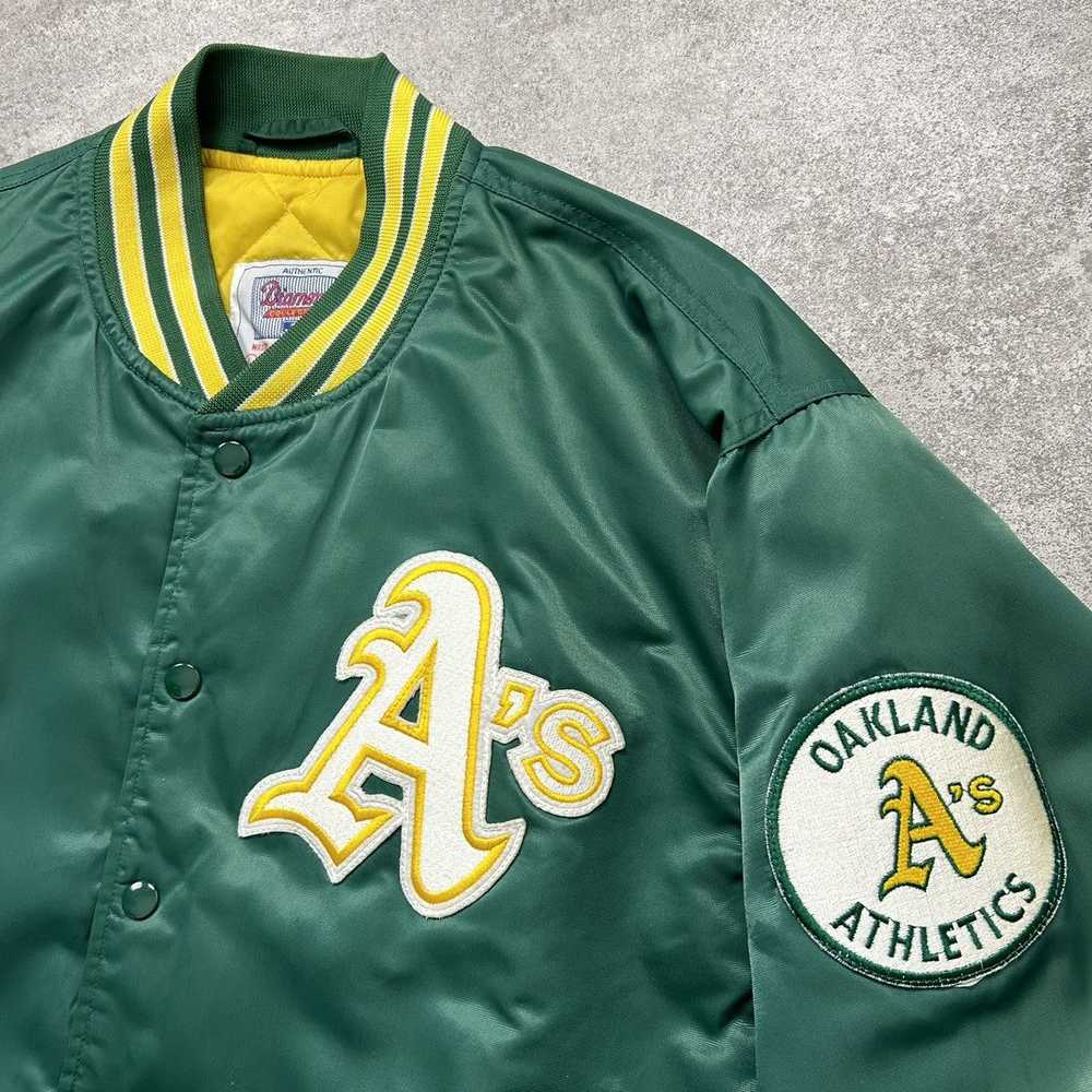 MLB × Starter × Vintage VTG 90s MLB OAKLAND ATHLE… - image 3