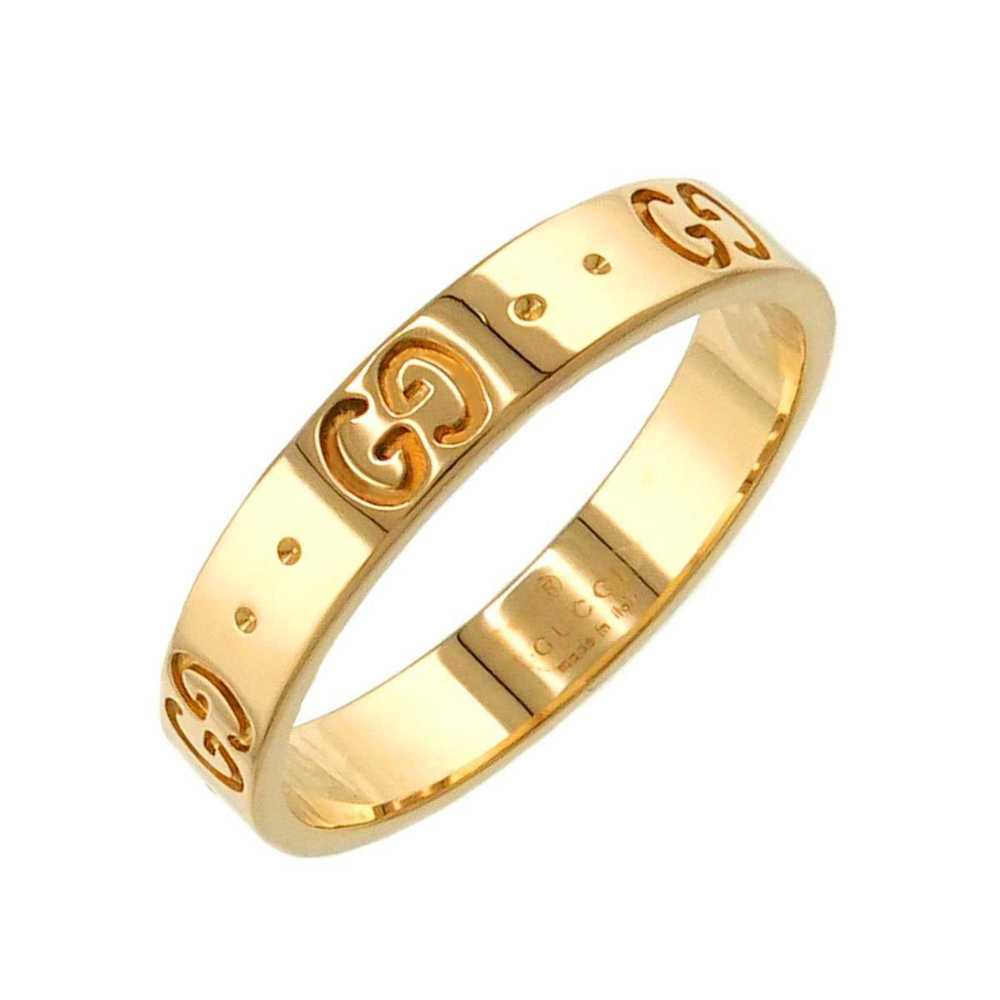 Gucci GUCCI Icon #19 Ring, K18 YG Yellow Gold 750… - image 1