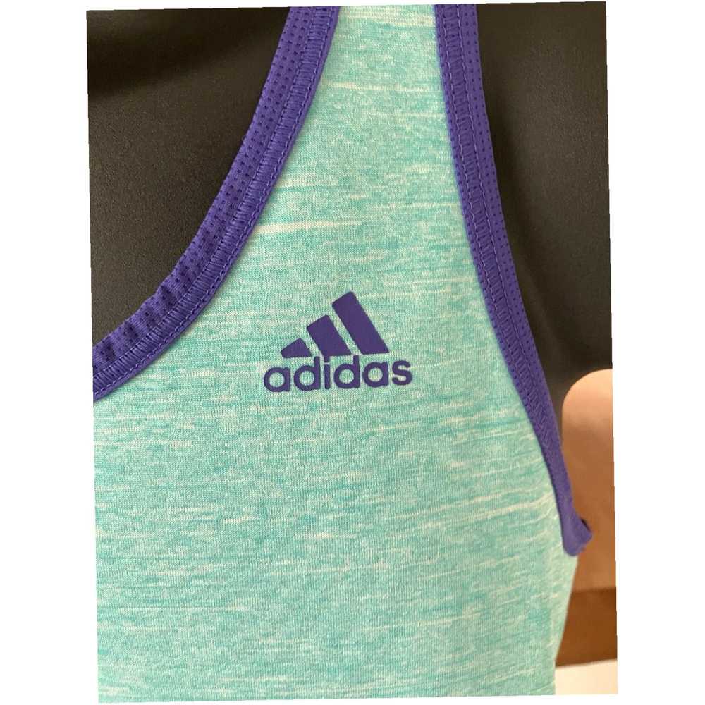 Adidas Teal Purple Trimmed Medium Size Women's At… - image 3