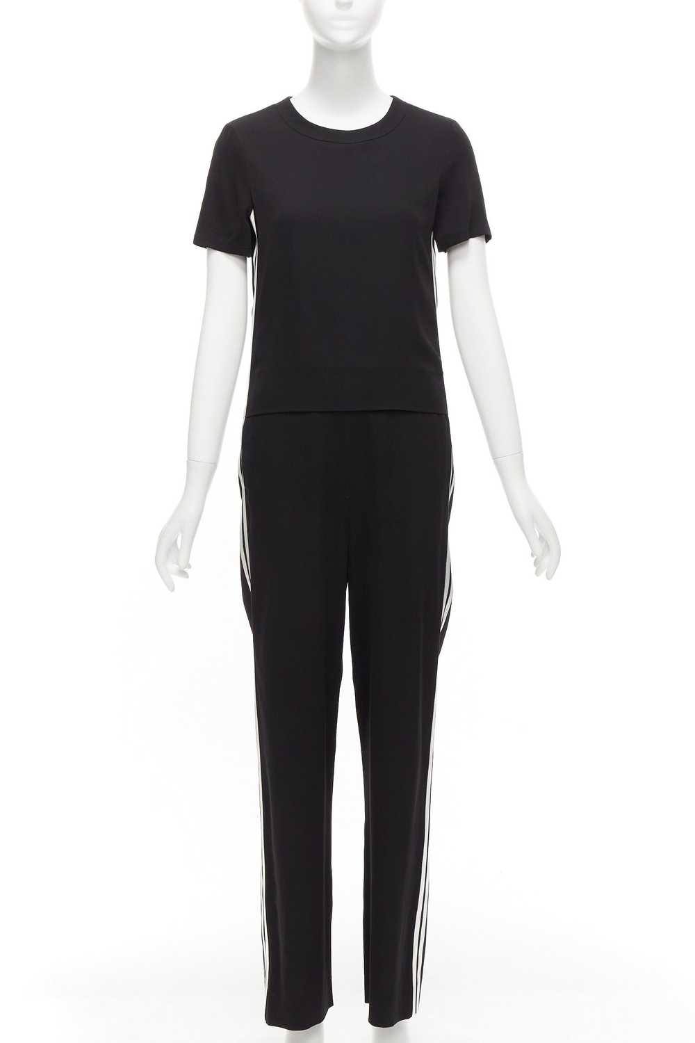 Neil Barrett NEIL BARRETT black layered top white… - image 3