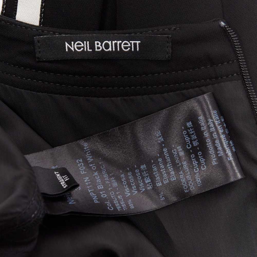 Neil Barrett NEIL BARRETT black layered top white… - image 8