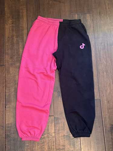 Rare × Streetwear TikTok Sweatpants Two Tone Pink 