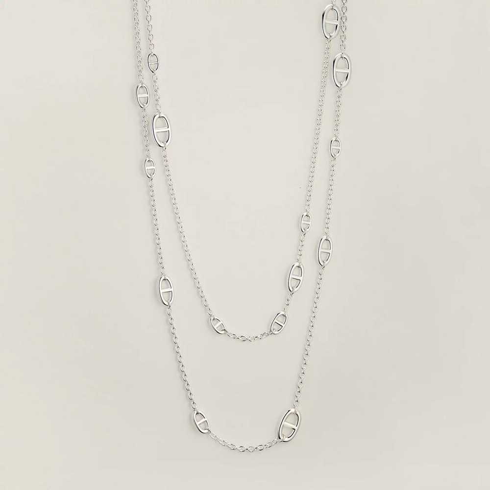 Hermès Farandole silver necklace - image 4