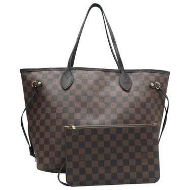 Louis Vuitton Neverfull leather handbag