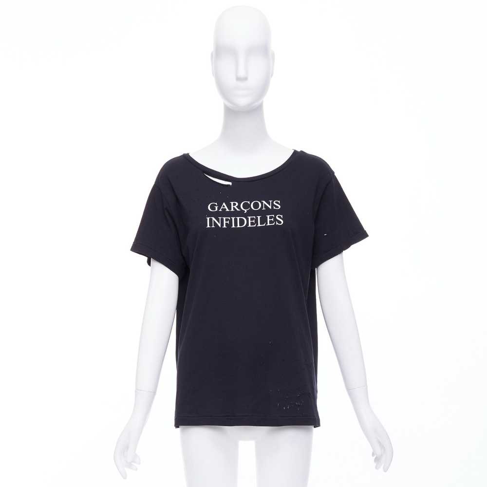 Garcons Infideles GARCONS INFIDELES black cotton … - image 8