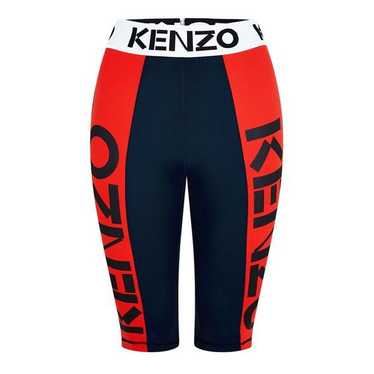 Kenzo o1g2r1mq1024 Logo Cycling Shorts in Multico… - image 1