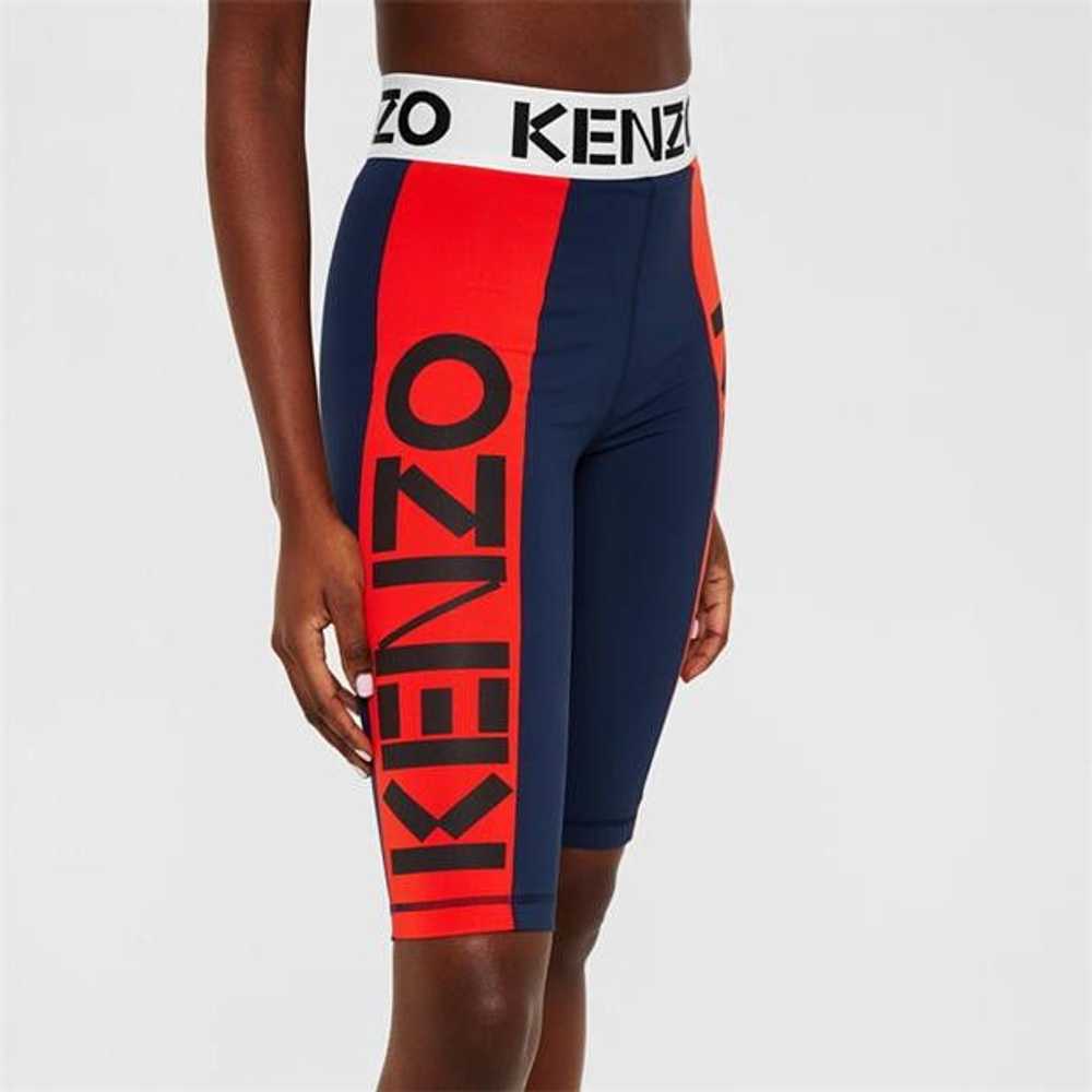 Kenzo o1g2r1mq1024 Logo Cycling Shorts in Multico… - image 3