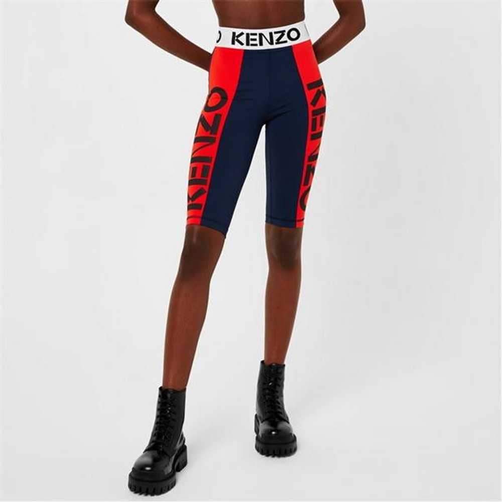 Kenzo o1g2r1mq1024 Logo Cycling Shorts in Multico… - image 4