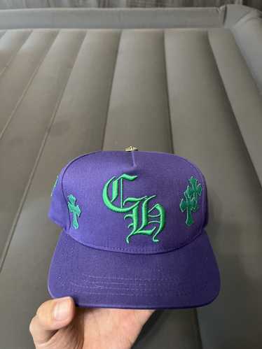 Chrome Hearts Chrome hearts purple hat with green 