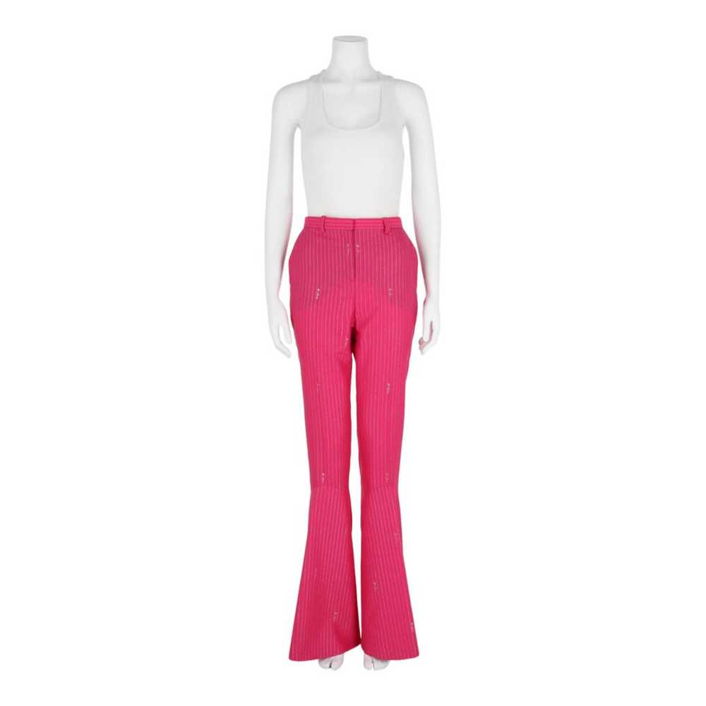 Versace Wool trousers - image 4