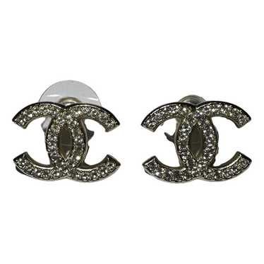 Chanel CC crystal earrings - image 1