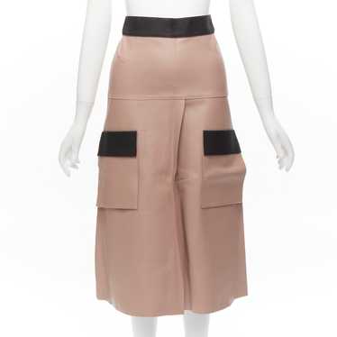 Dion Lee DION LEE Sandy pink brown sheep leather … - image 1