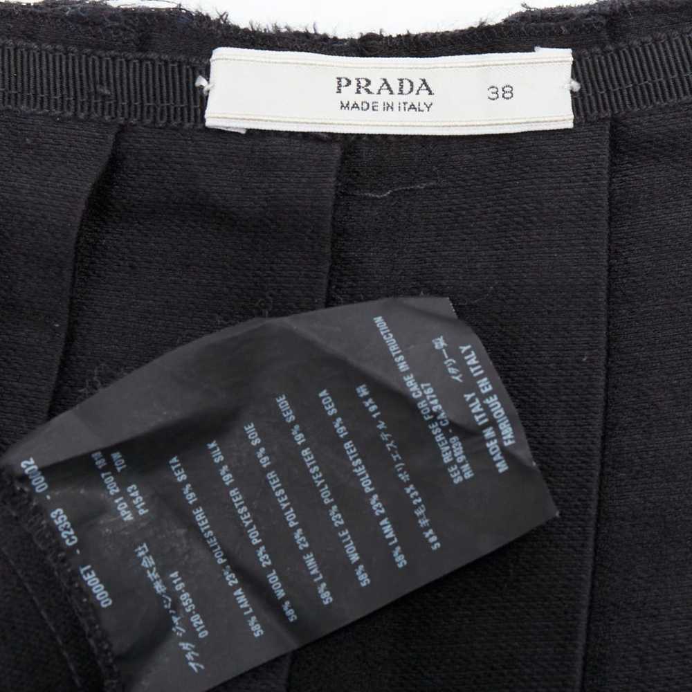 Prada PRADA 2007 black gradient fused silk wool b… - image 9