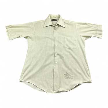 Van Heusen Vintage Van Heusen Dress Shirt Green H… - image 1