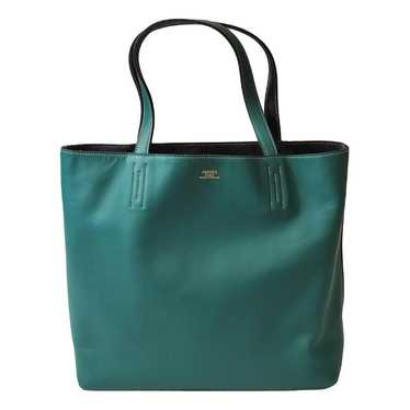 Hermès Double sens leather tote - image 1