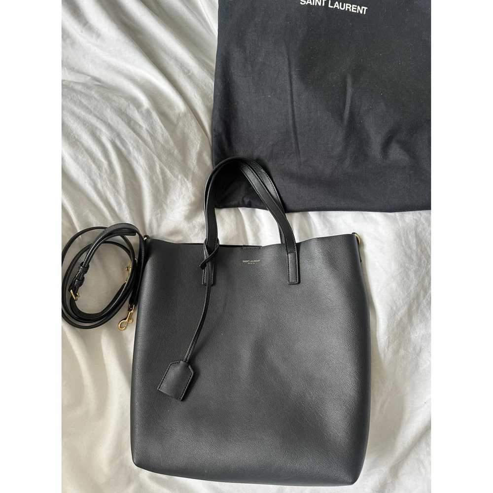 Saint Laurent Shopper Toy leather tote - image 2