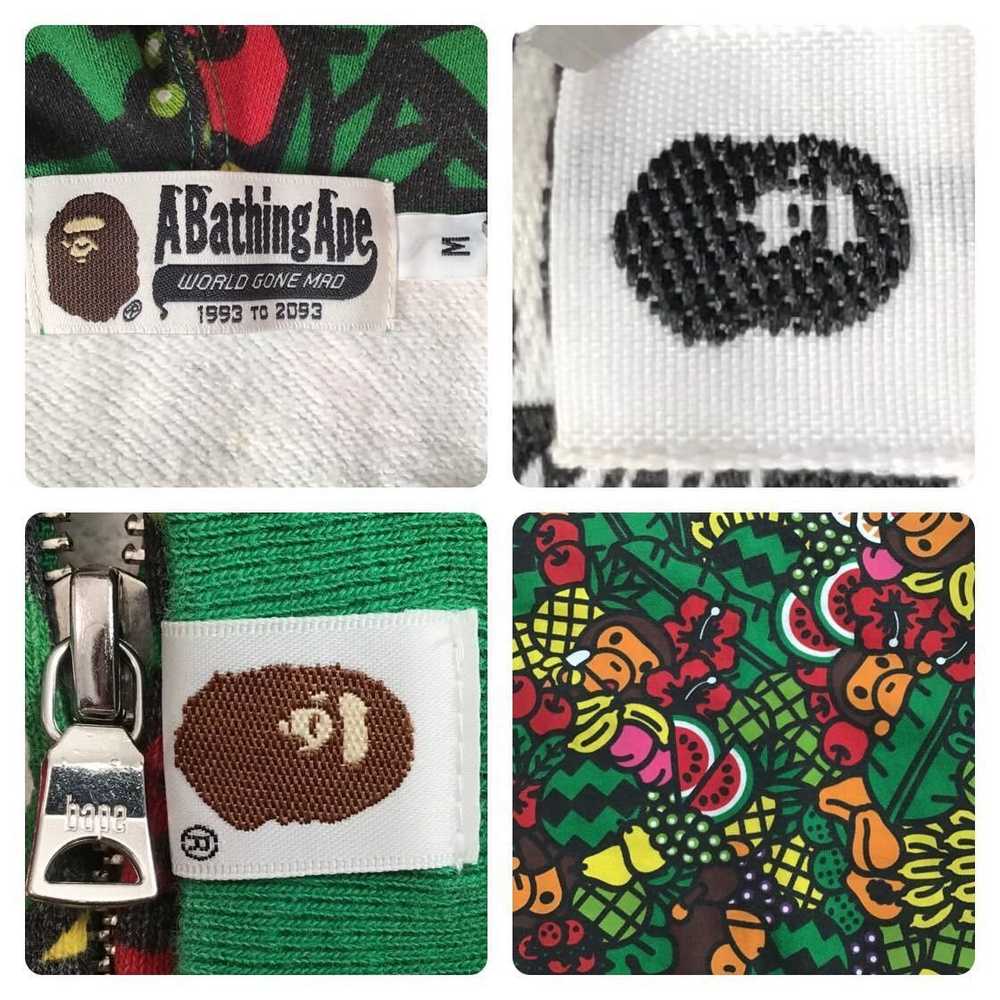 Bape × Nigo BAPE Tropical Milo full zip hoodie a … - image 6