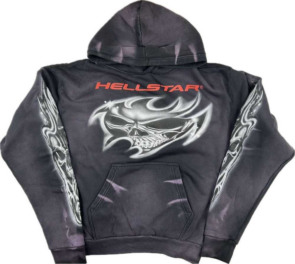 HELLSTAR Hellstar Airbrushed Skull Hoodie - image 1