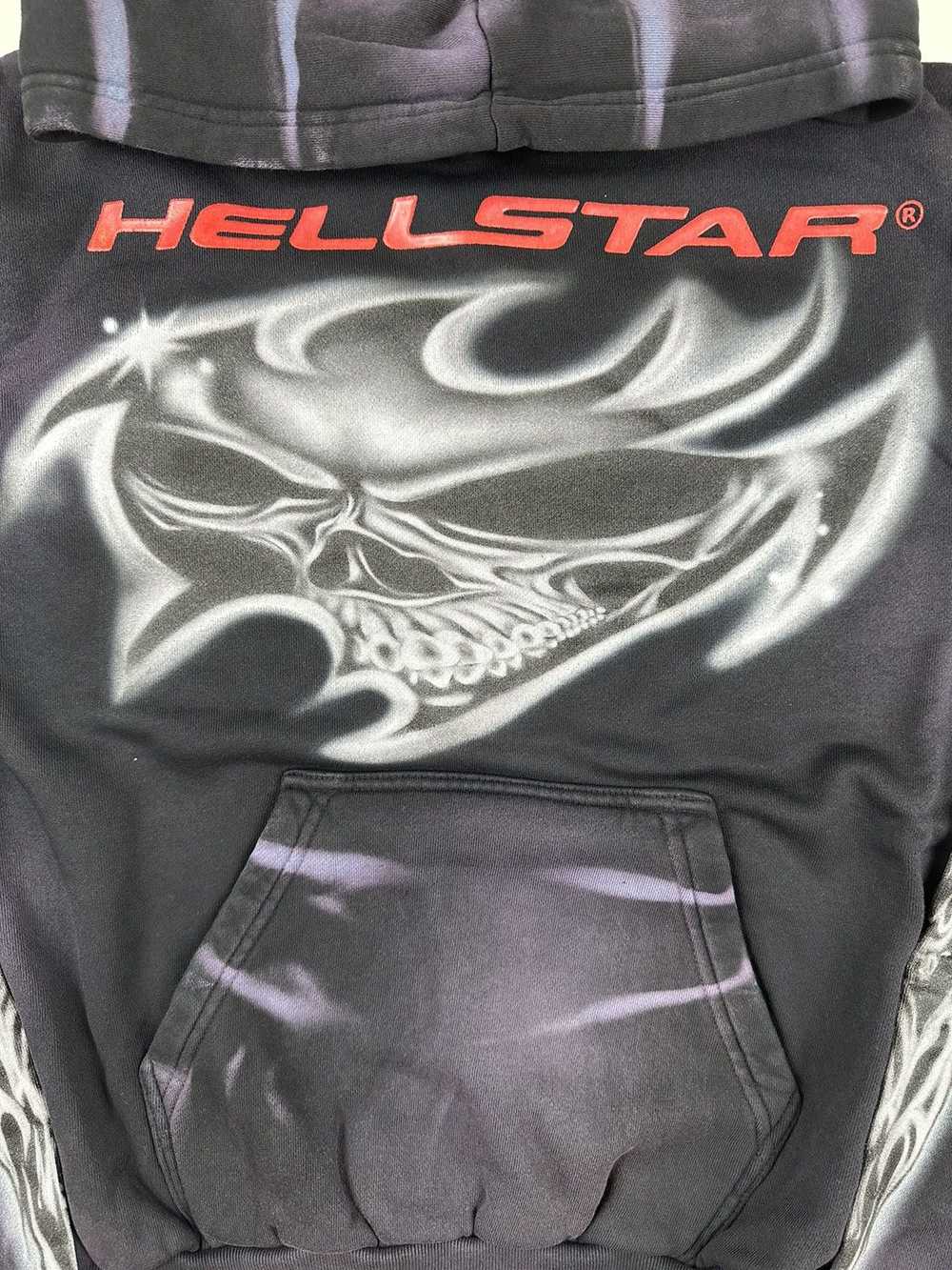 HELLSTAR Hellstar Airbrushed Skull Hoodie - image 2