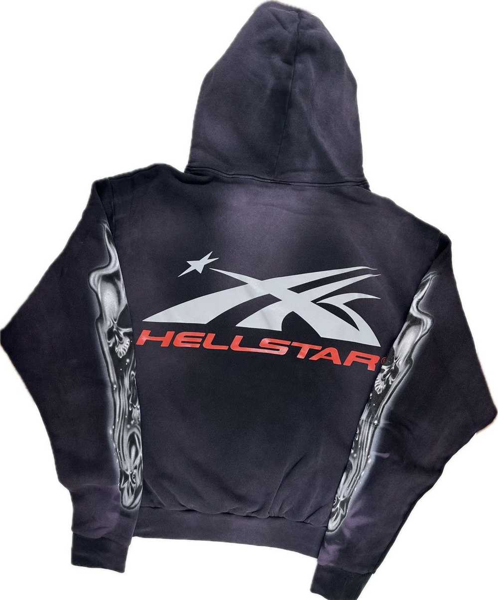 HELLSTAR Hellstar Airbrushed Skull Hoodie - image 3