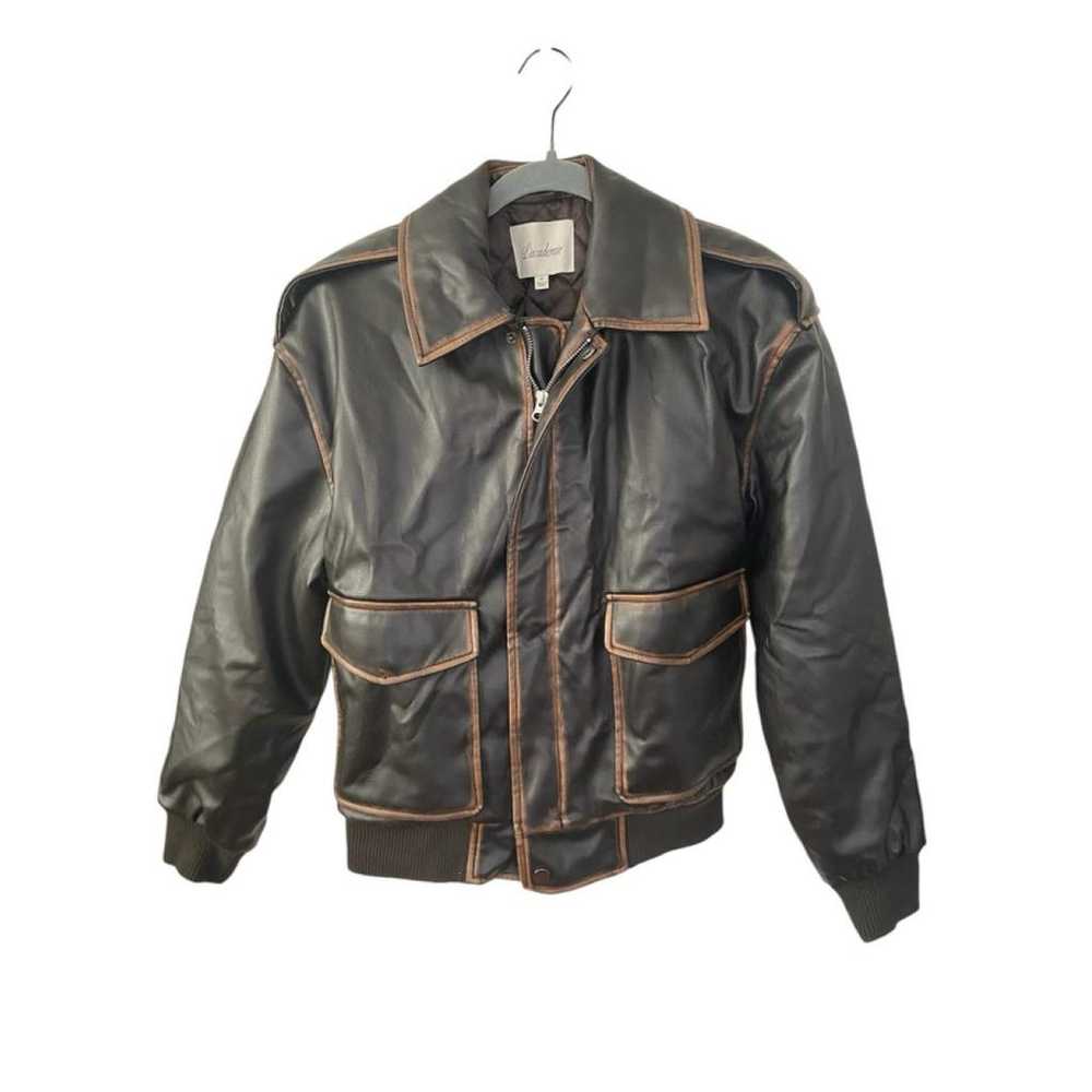 L'Academie Vegan leather jacket - image 2