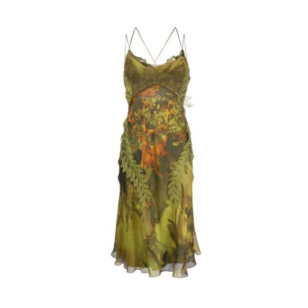 Alberta Ferretti Silk mid-length dress - image 2