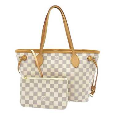 Louis Vuitton Neverfull leather handbag