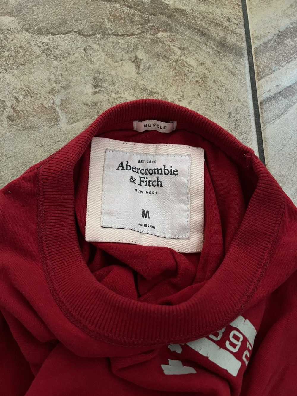 Abercrombie & Fitch Red Longsleeve Muscle Shirt A… - image 4