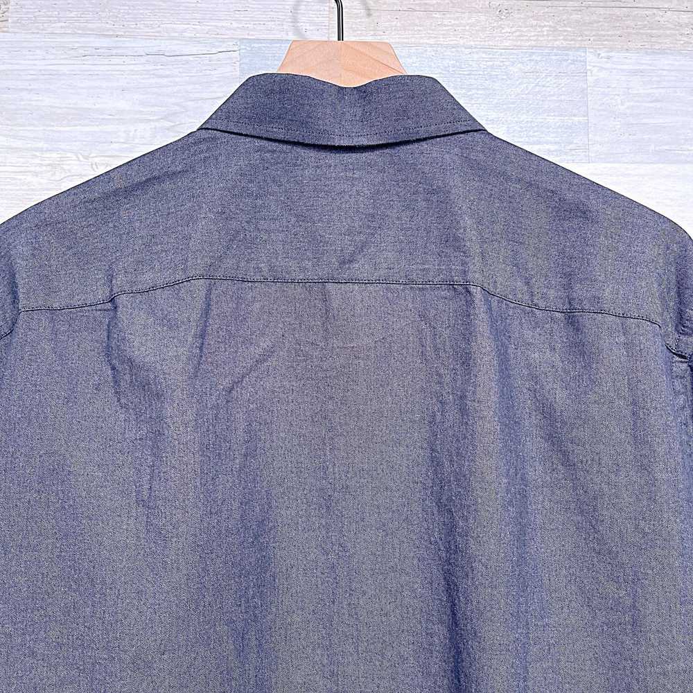 UNTUCKit UNTUCKit Chambray Long Sleeve Shirt Gray… - image 4