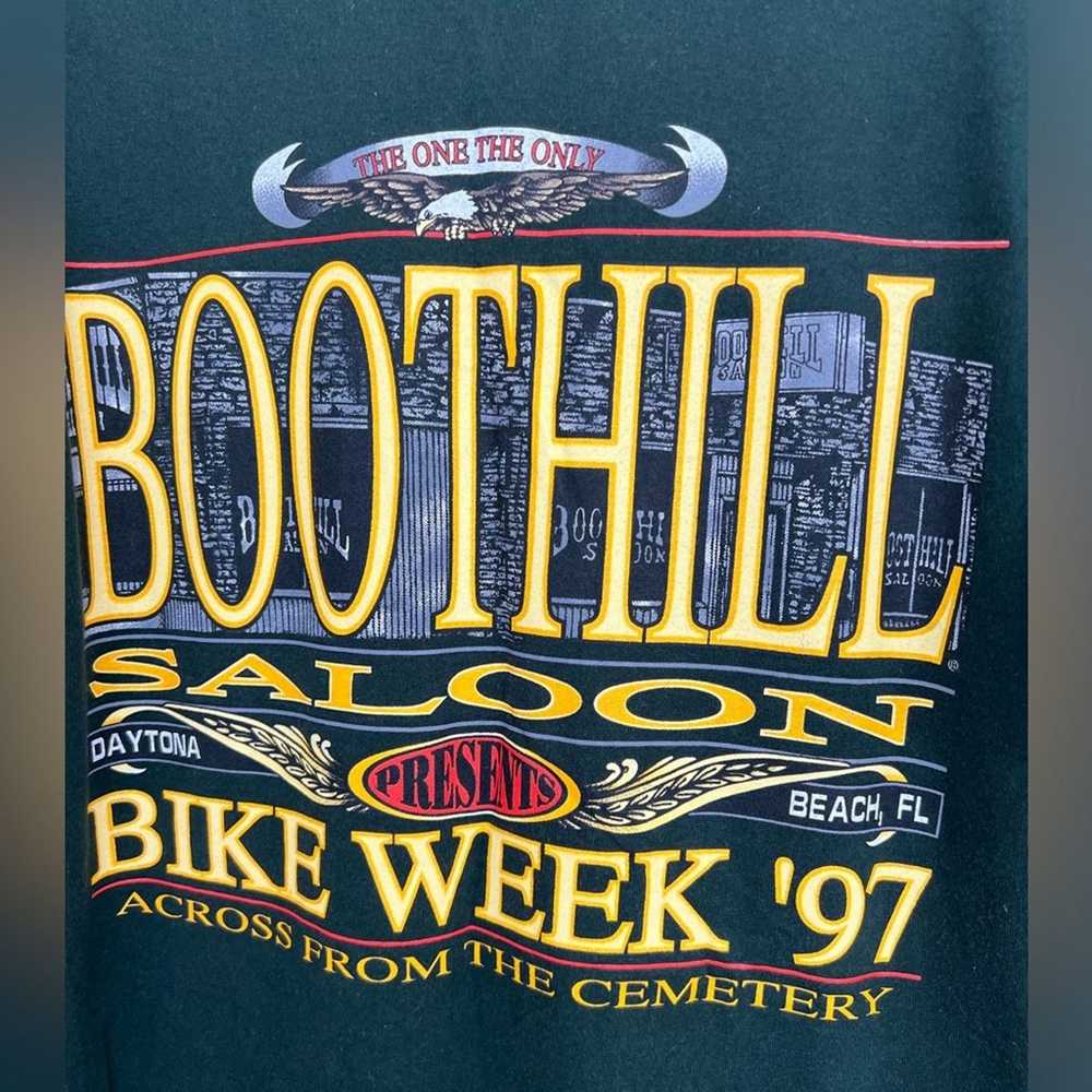 Vintage Vintage 90s Murina Boot Hill Saloon Biker… - image 5