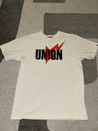 Bape × Union BAPE x Union white tshirt