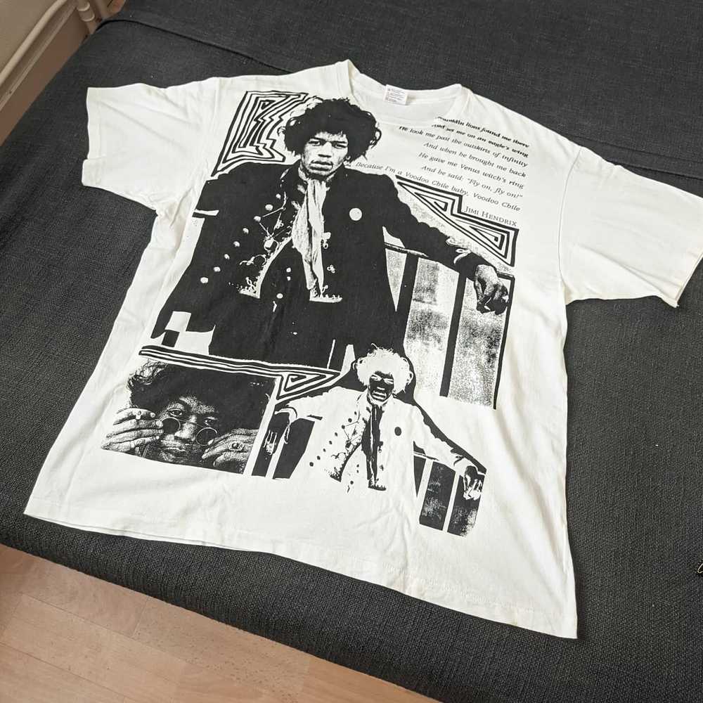 Band Tees × Rock Tees × Vintage 1991 Jimi Hendrix… - image 3