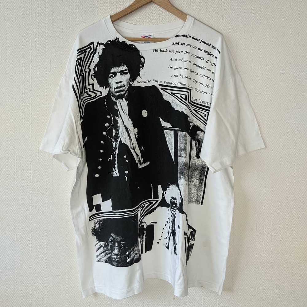 Band Tees × Rock Tees × Vintage 1991 Jimi Hendrix… - image 5