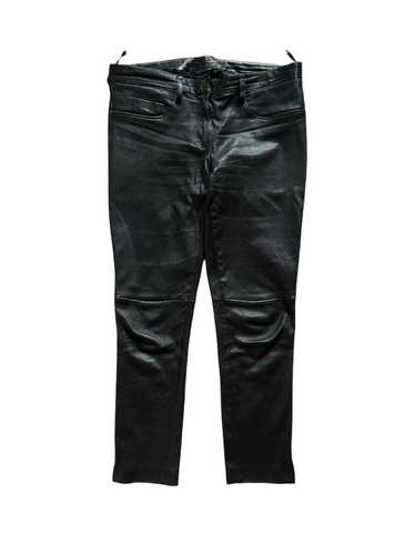 Prada AW11 Prada biker lambskin leather pants