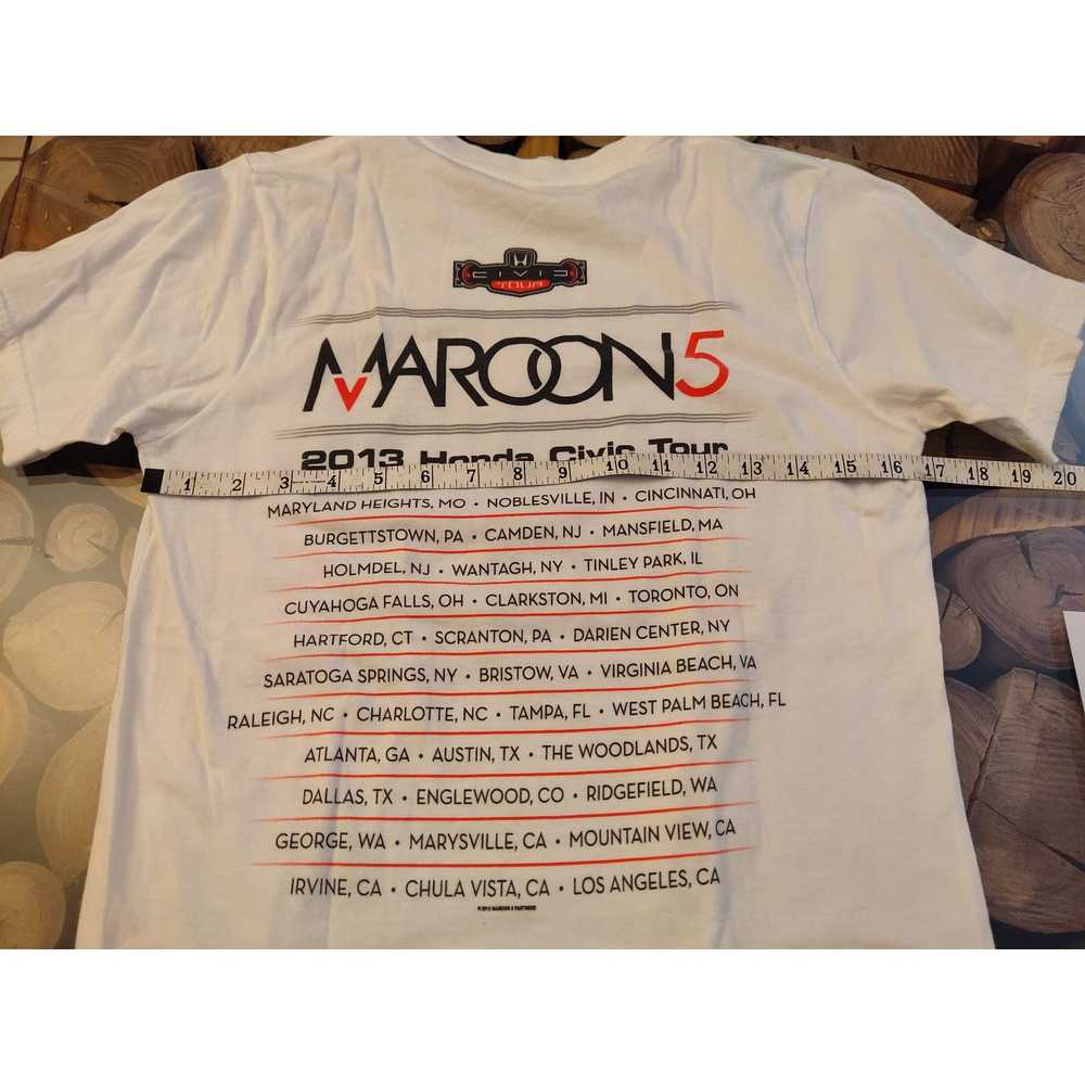 Other Maroon 5 2013 Honda Civic tour souvenir t-s… - image 3