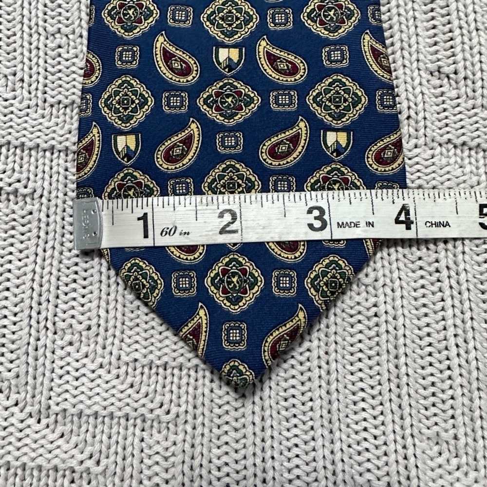 Vintage Tommy Hilfiger navy paisley silk tie - image 7