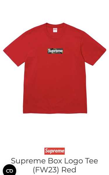 Supreme Supreme Box Logo Red (Camo) FW23