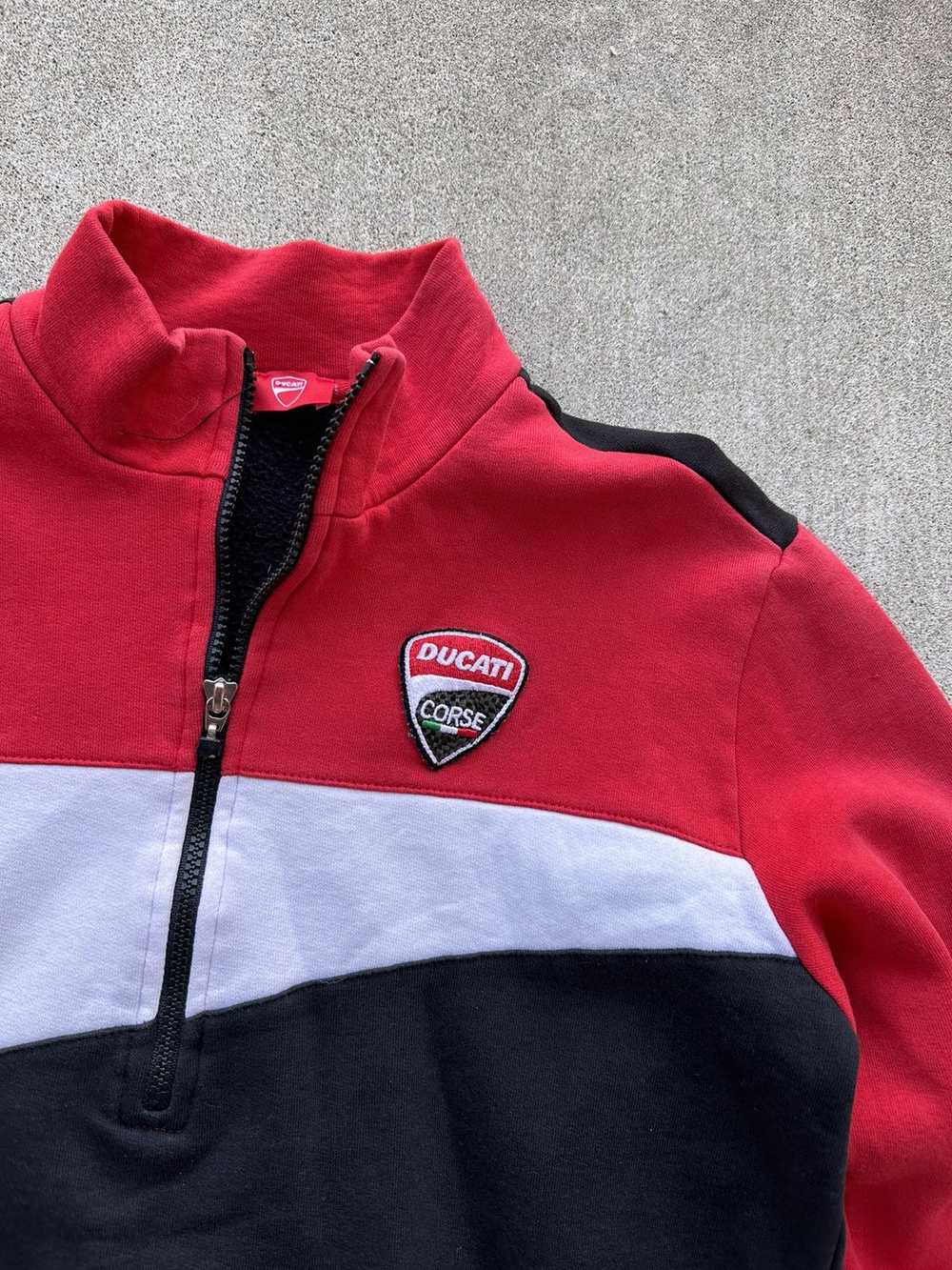 Ducati × Racing × Vintage Ducati Course 1/2 Zip R… - image 3